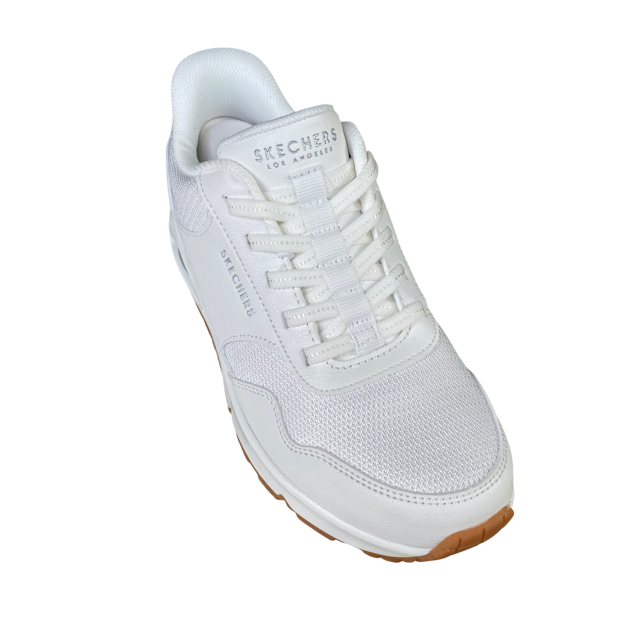 Skechers scarpa sneakers da donna Slip-ins Uno Banksia 177117/WHT bianco