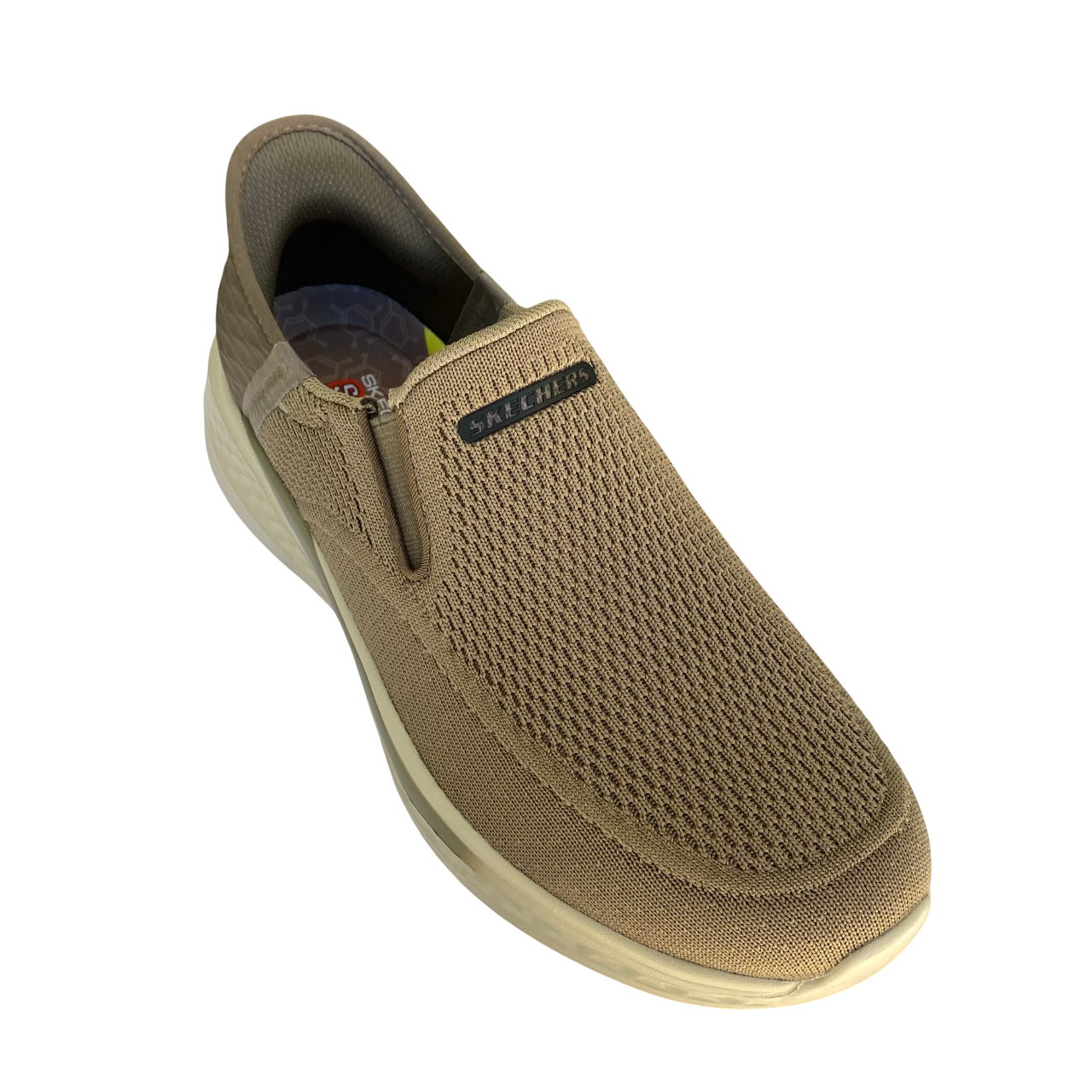 Skechers scarpa sneakers da uomo Slip-ins Relaxed Fit Slade Deacon 210887/TPE tortora