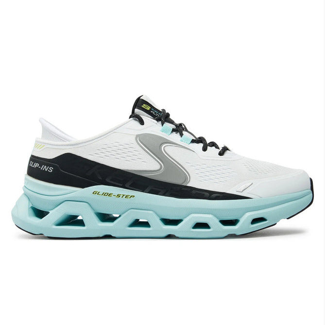 Skechers scarpa uomo Slip-ins Glide-Step Altus 232921/WBL bianco-blu vista principale