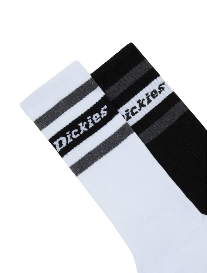 Sportiamo_Dickies calza unisex da adulto Genola DK0A4XDKBLK nero e bianco1
