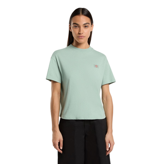 SportiamoDickies maglietta manica corta da donna Oakport DK0A4XEDBLK361 salvia