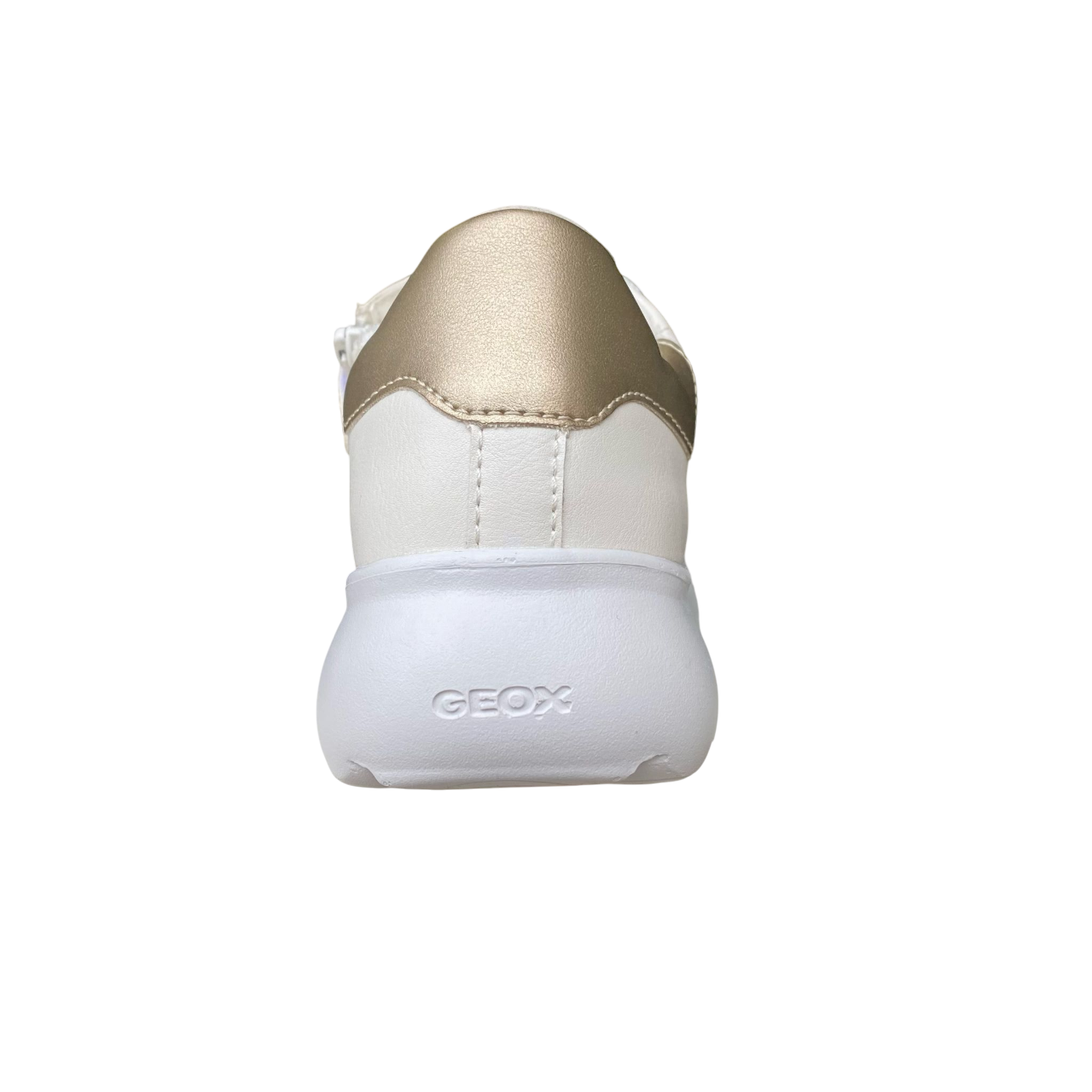 Sportiamo_Geox scarpa sneakers da ragazza Puffypop 8056226640881 bianco-platino3