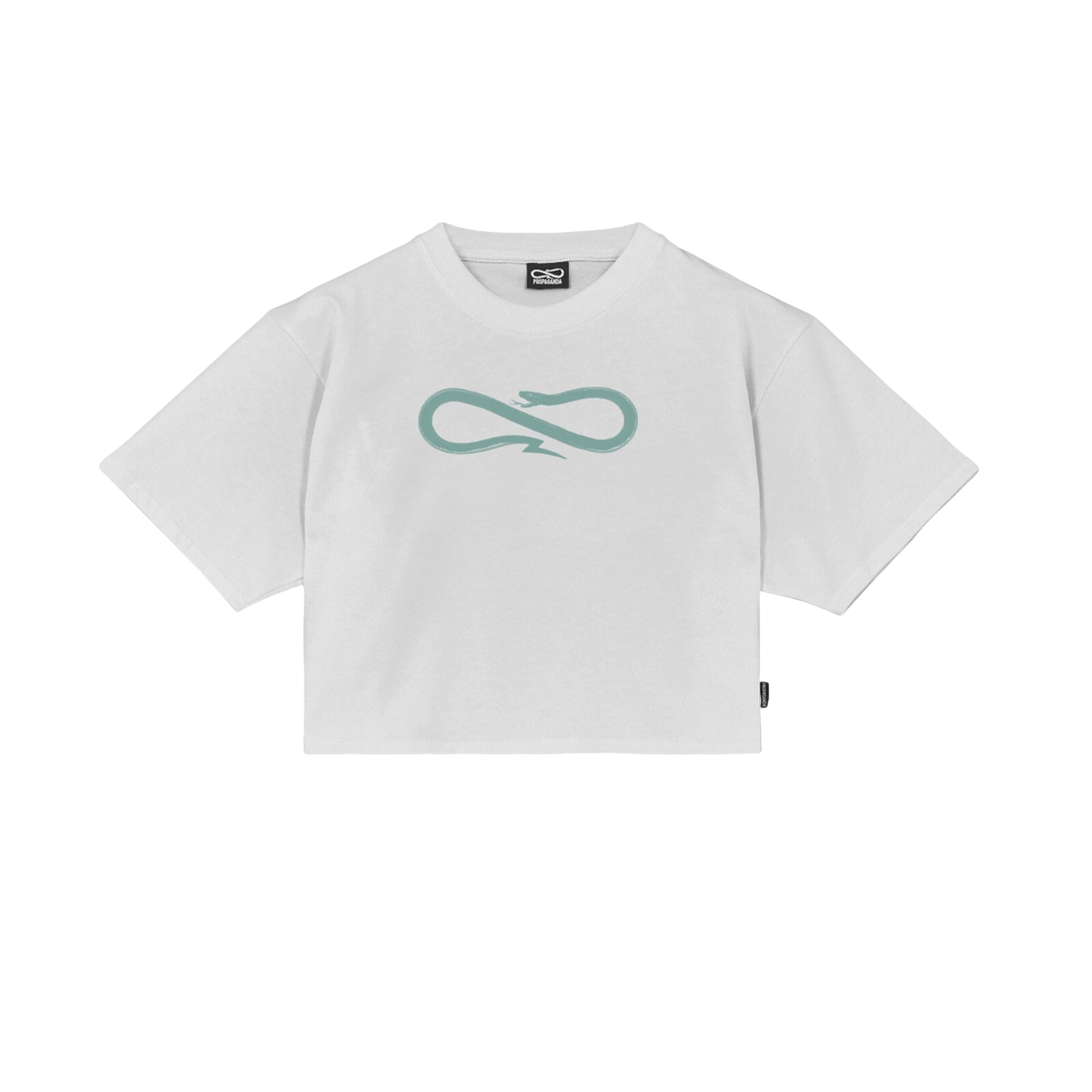 Sportiamo_Propaganda maglietta cropped manica corta Logo Classic 25SSPRTS964 bianco