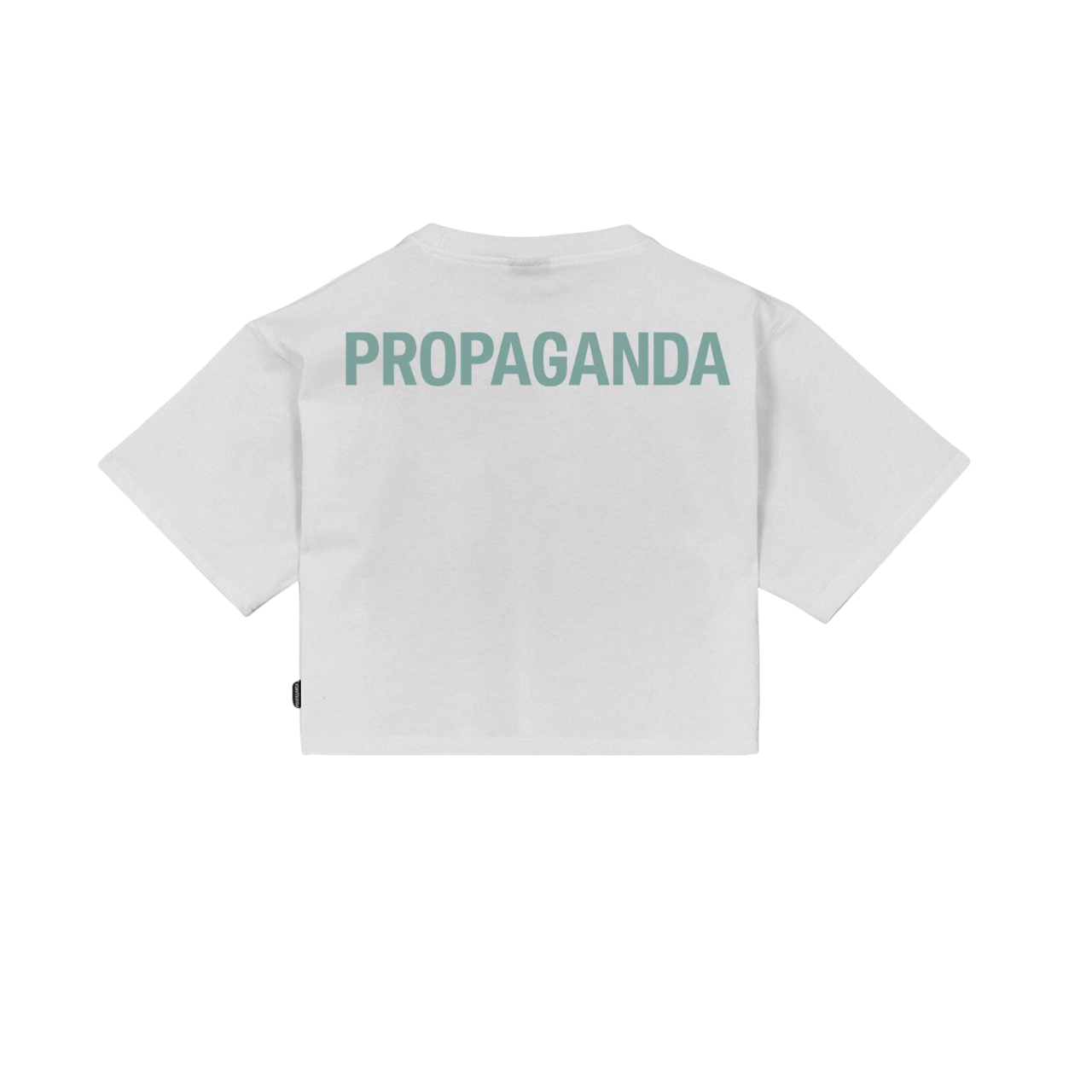 Sportiamo_Propaganda maglietta cropped manica corta Logo Classic 25SSPRTS964 bianco1