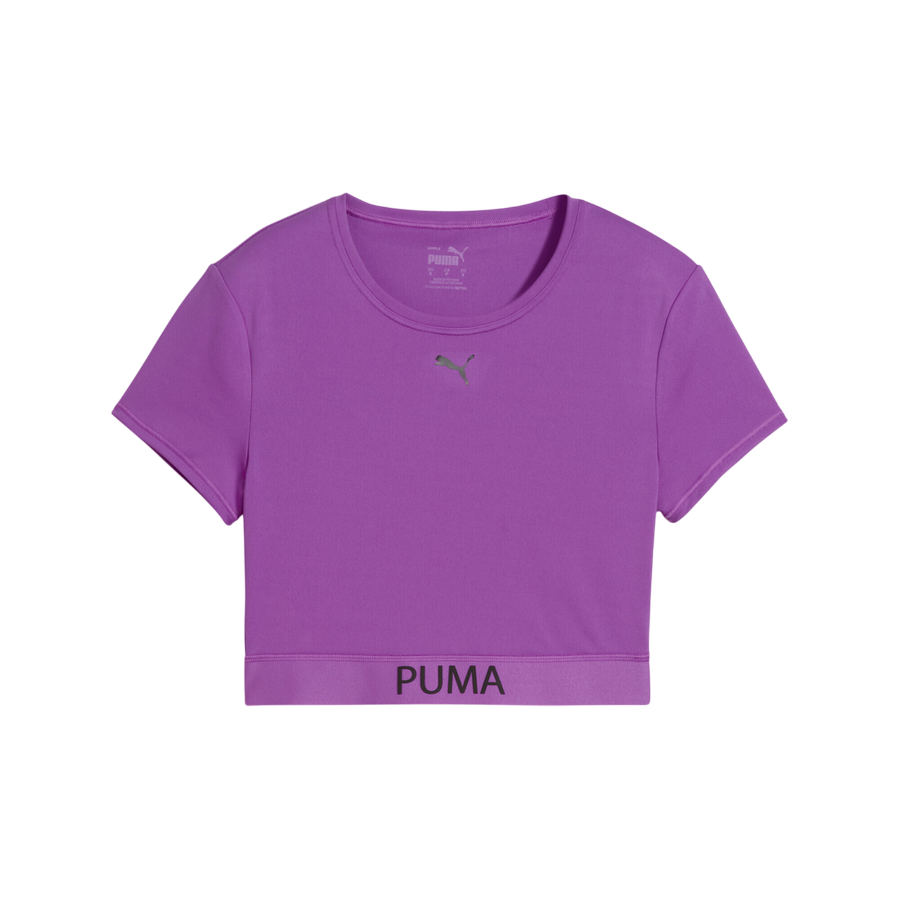 Sportiamo_Puma maglietta cropped a maniche corte da donna Strong 526805-89 bacca3