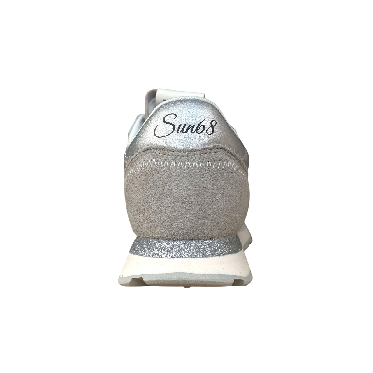 Sportiamo_Sun68 scarpa sneaker da ragazza in pelle Big Ally Z35408T 44 argento3