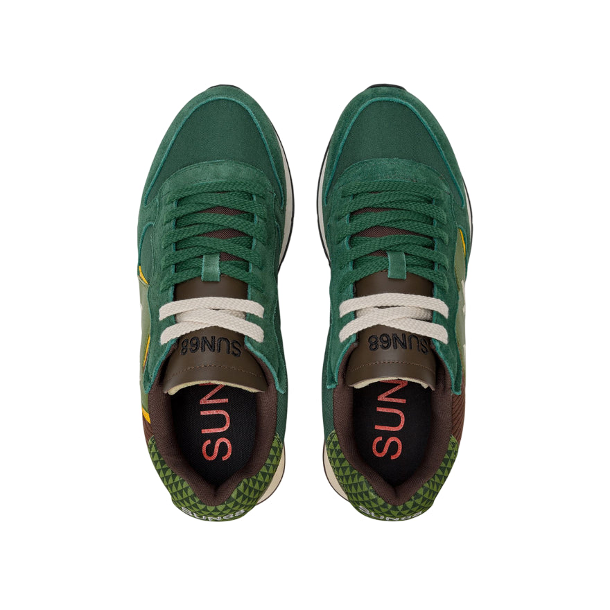 Sun68 – Sneaker Uomo Jaki Winter Volpe Z45117 93 | Comfort Invernale, Nylon e Suede Resistente, Stile Running con Dettaglio Grafico