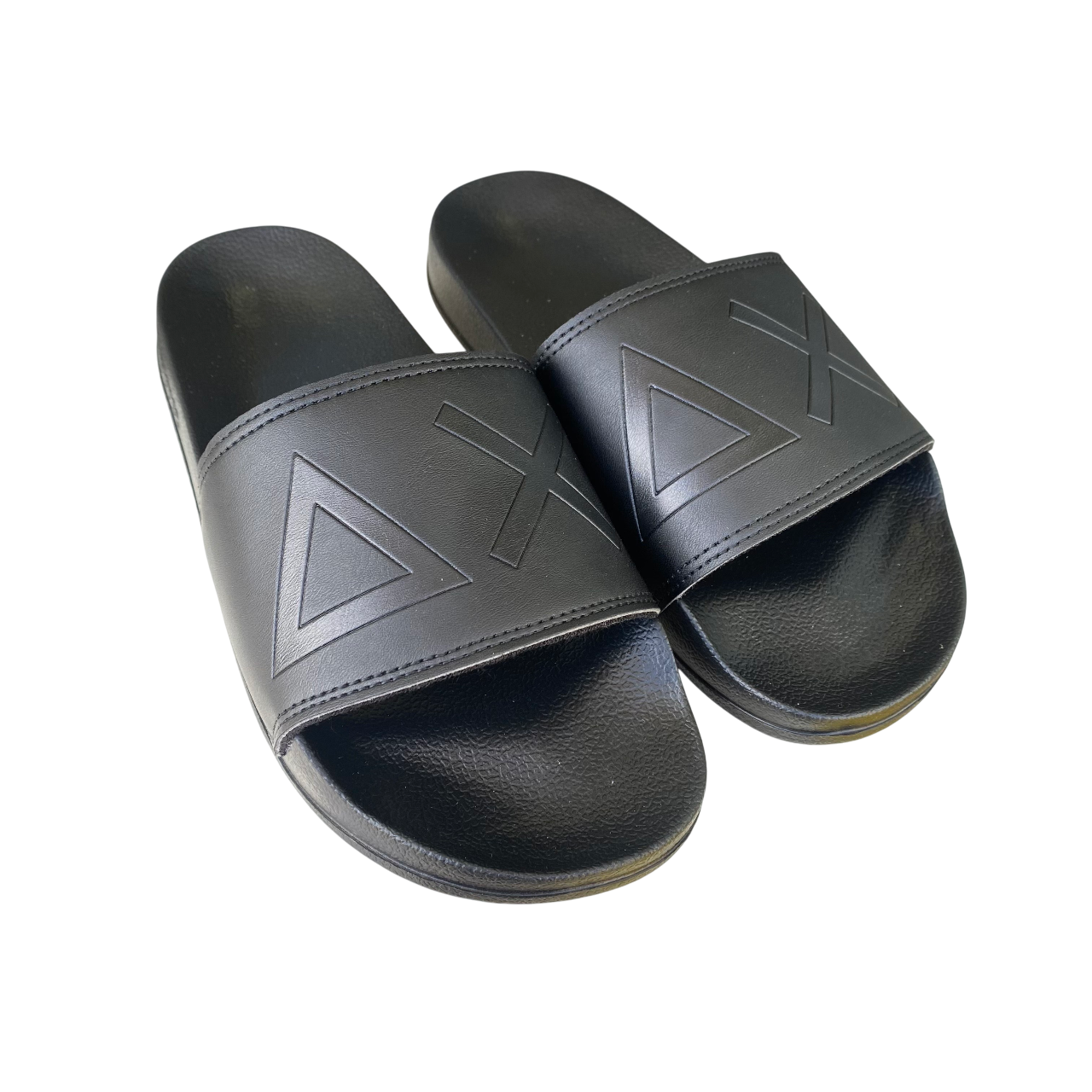 Sun68 ciabatta da uomo con fascia Logo x35102 11 nero