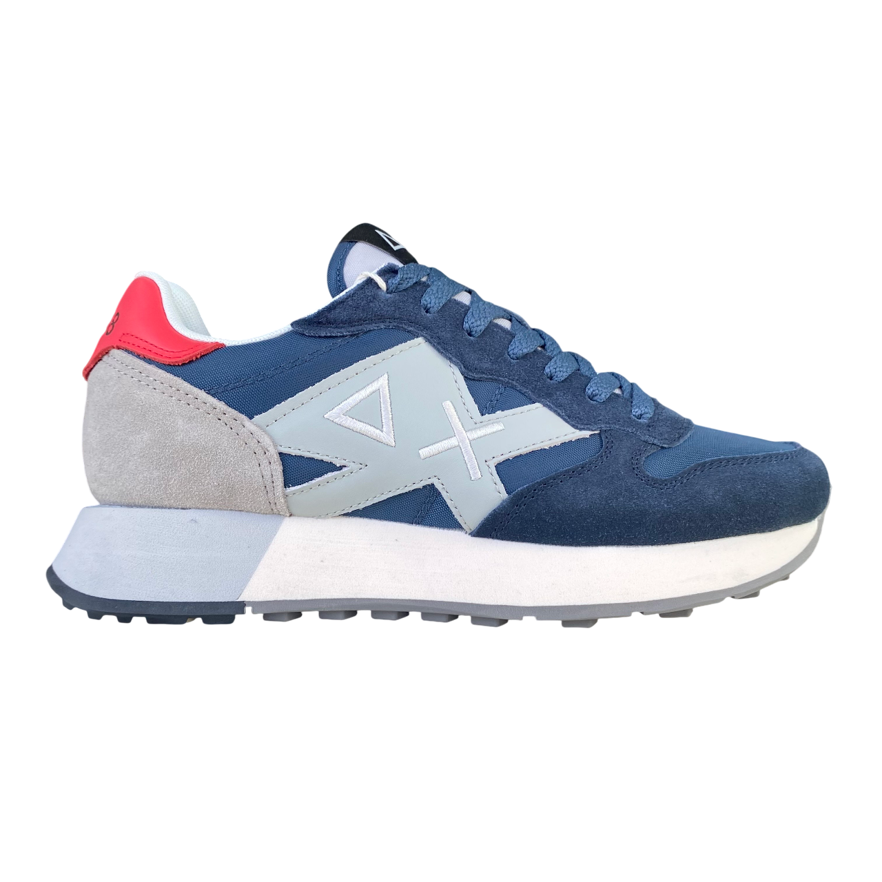 Sun68 scarpa sneakers da uomo Jaki 2.0 Solid z35111 07 blu