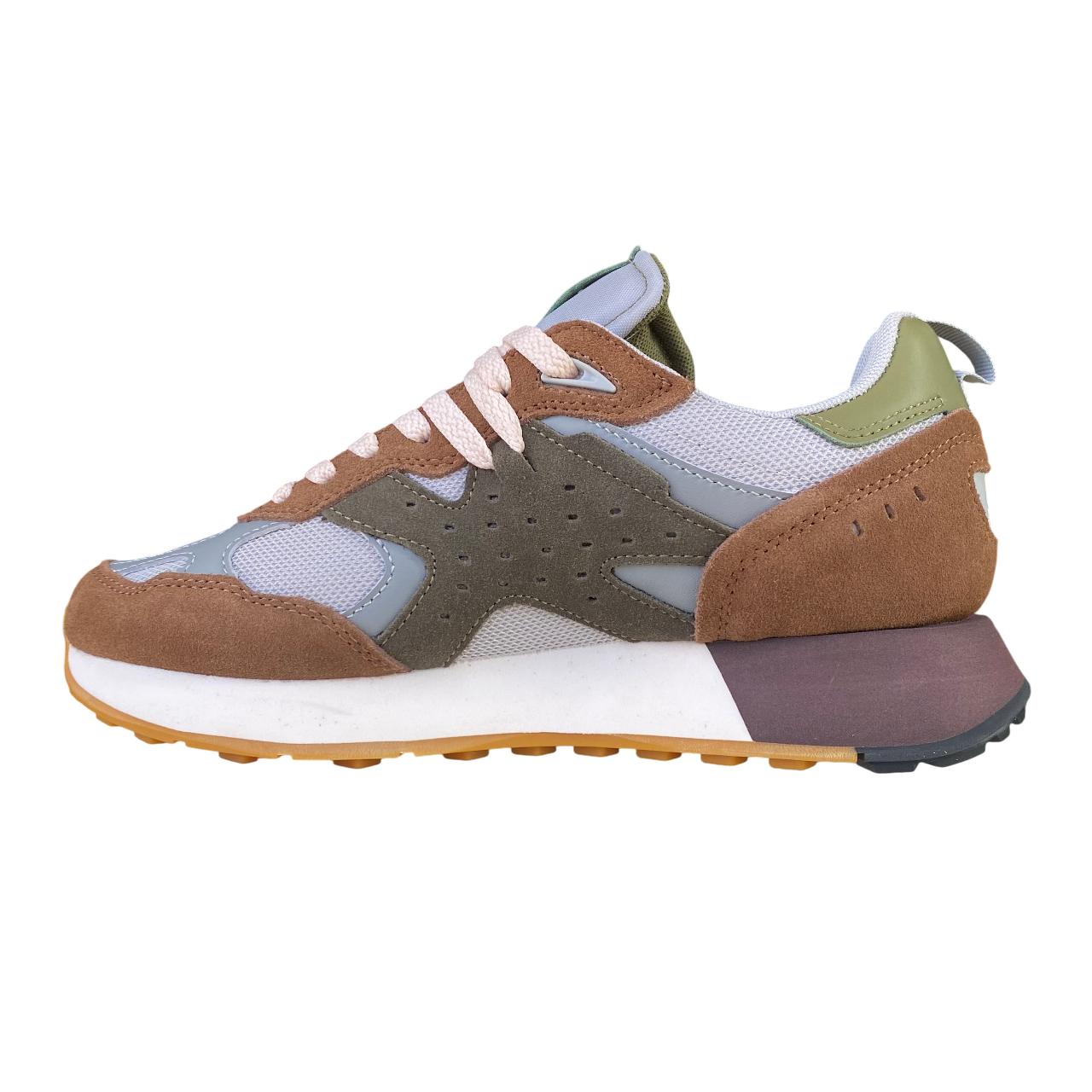 Sun68 scarpa sneakers da uomo Jaki Outdoor z35115 08 marrone