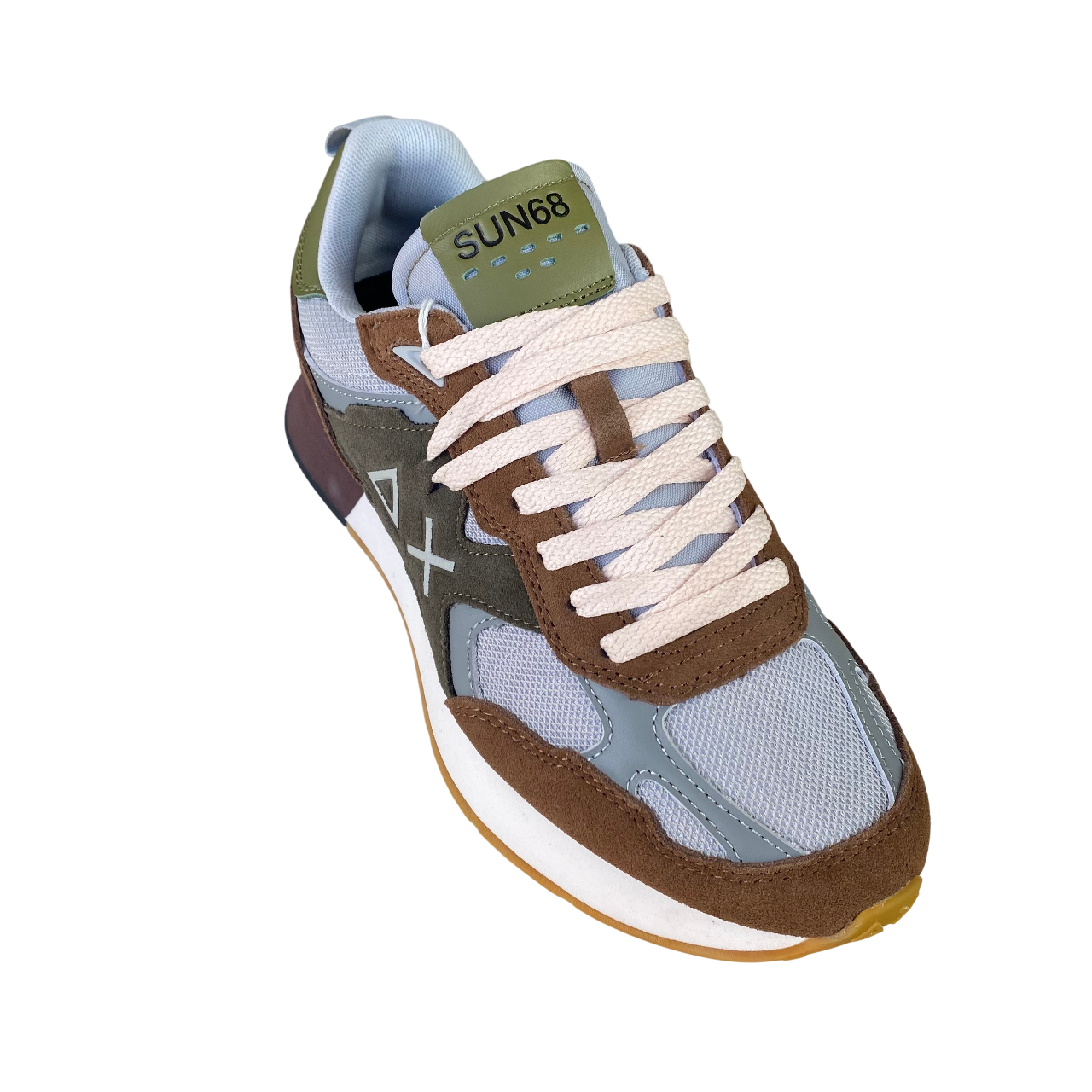 Sun68 scarpa sneakers da uomo Jaki Outdoor z35115 08 marrone