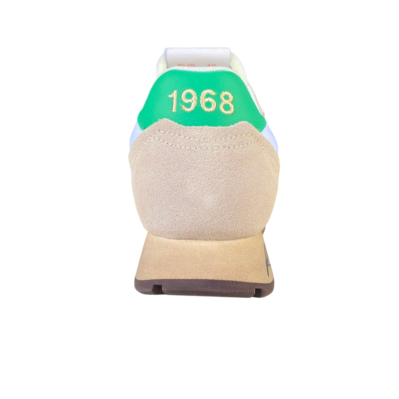 Sun68 scarpa sneakers da uomo Tom Vintage z35105 3188 bianco panna-verde