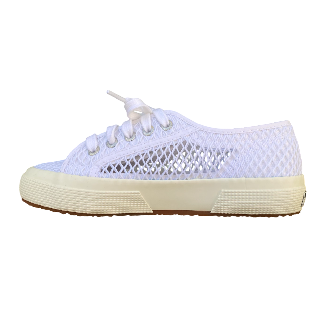 Superga scarpa sneakers da donna 2750 Mesh S2135GW 001 bianco