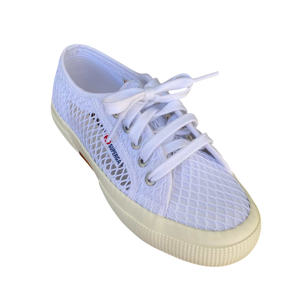 Superga scarpa sneakers da donna 2750 Mesh S2135GW 001 bianco