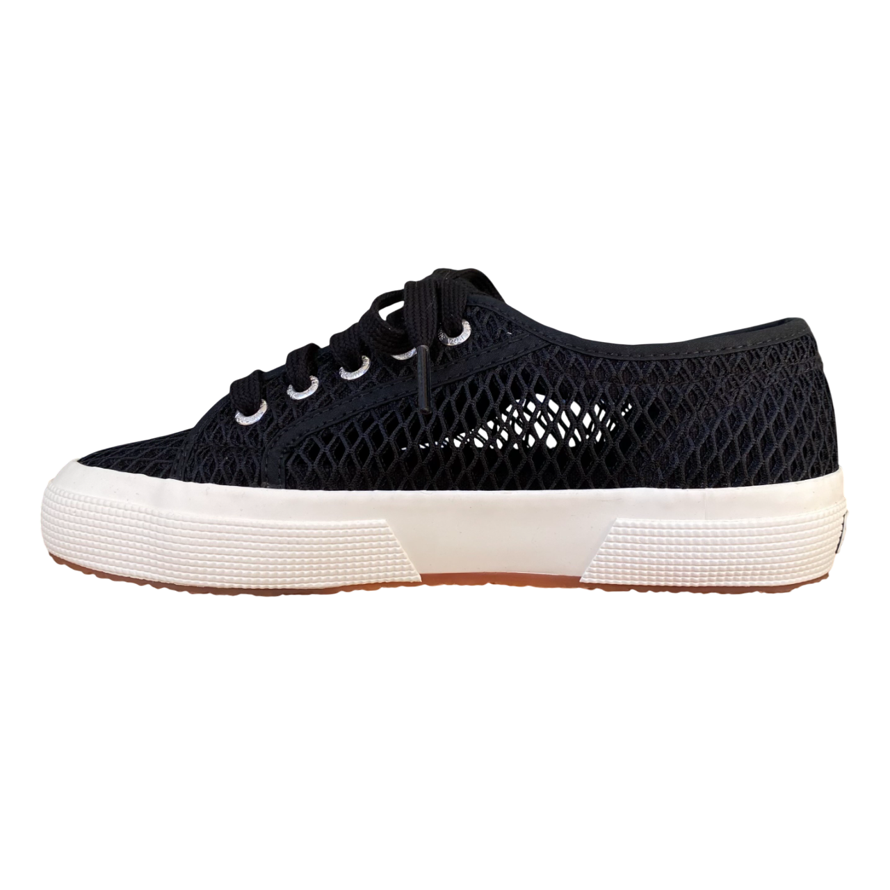Superga scarpa sneakers da donna 2750 Mesh S2135GW 005 nero