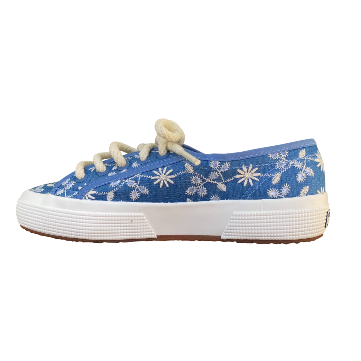 Superga scarpa sneakers da donna 2750 S2151SW A0F Sangallo blu indaco-favorio