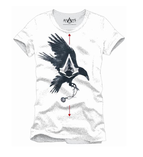 T-Shirt Assassin's Creed Jacob Frye Raven 3700334729406 - Maglietta Gaming Ufficiale Cotton Division