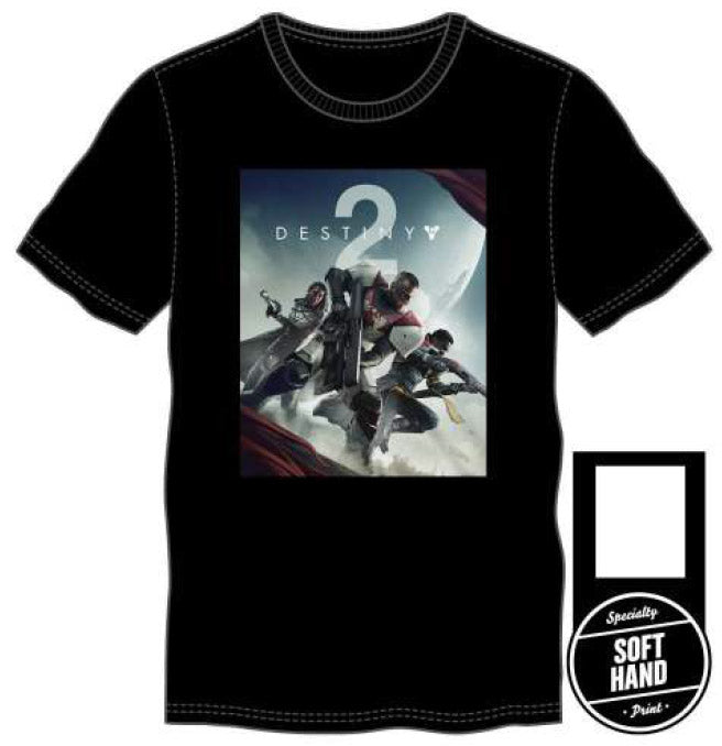 T-Shirt Unisex Destiny 2 nera con logo