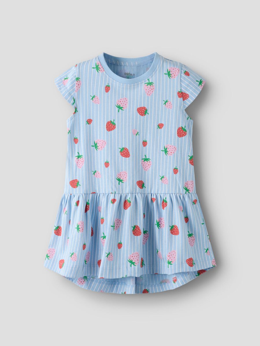 name it vestito da bambina in cotone 13215107 Chambray Blue