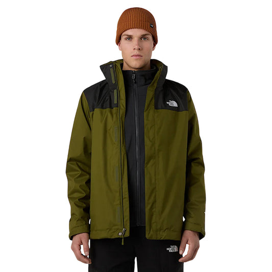 The North Face - Giacca Uomo 3 in 1 Evolve II Triclimate NF00CG55 Oliva/Grigio