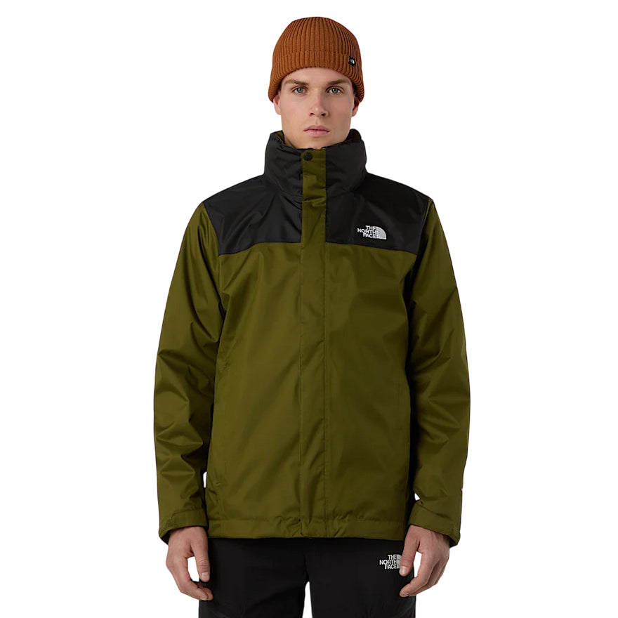 The North Face - Giacca Uomo 3 in 1 Evolve II Triclimate NF00CG55 Oliva/Grigio - frontale