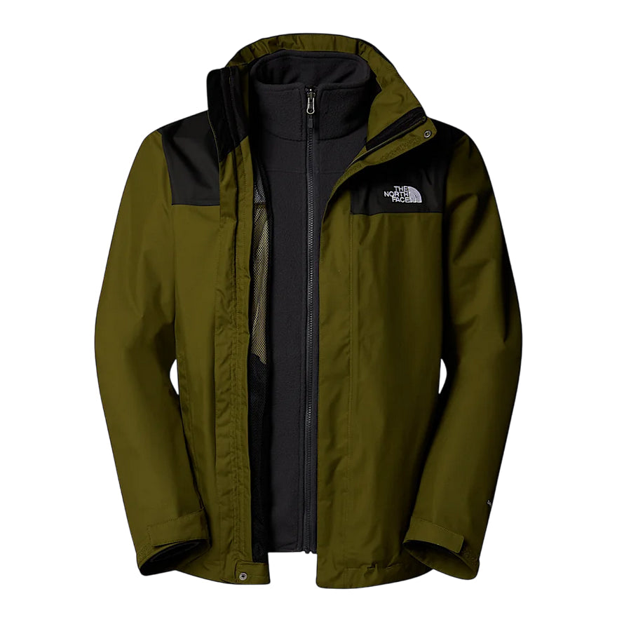 The North Face - Giacca Uomo 3 in 1 Evolve II Triclimate NF00CG55 Oliva/Grigio - principale