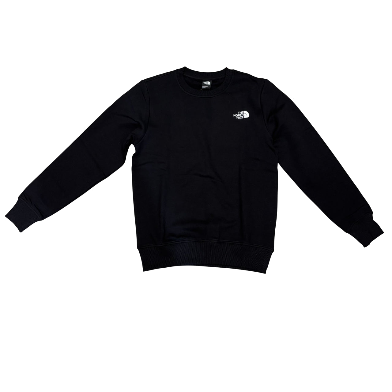 The North Face Box Graphic Felpa Girocollo Uomo NF0A8JNBKY4 Nera - Vista Frontale