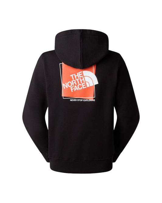 The North Face Box Graphic Hoodie Felpa con cappuccio Uomo NF0A8JN9KY4 Nero