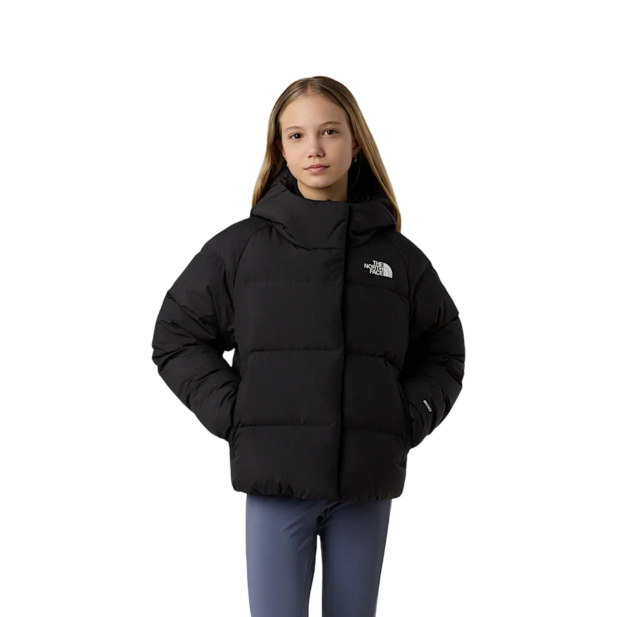 The North Face Giacca North Down da ragazza NF0A88UDJK3 Nero - Stile e Calore per le Giovani Esploratrici