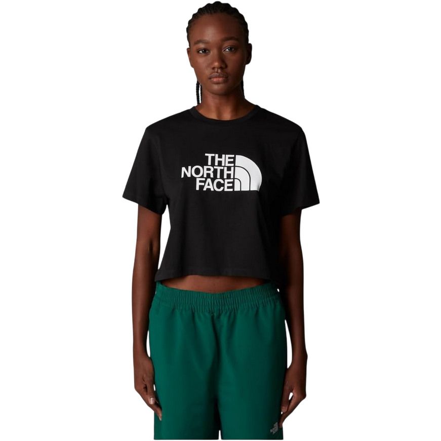 The North Face maglietta corta a maniche corte da donna Easy Relaxed NF0A8A6HJK3 nero