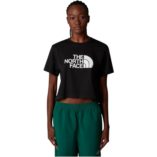 The North Face maglietta corta a maniche corte da donna Easy Relaxed NF0A8A6HJK3 nero