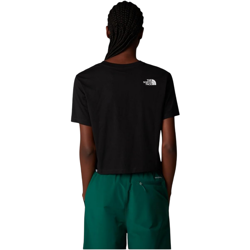 The North Face maglietta corta a maniche corte da donna Easy Relaxed NF0A8A6HJK3 nero