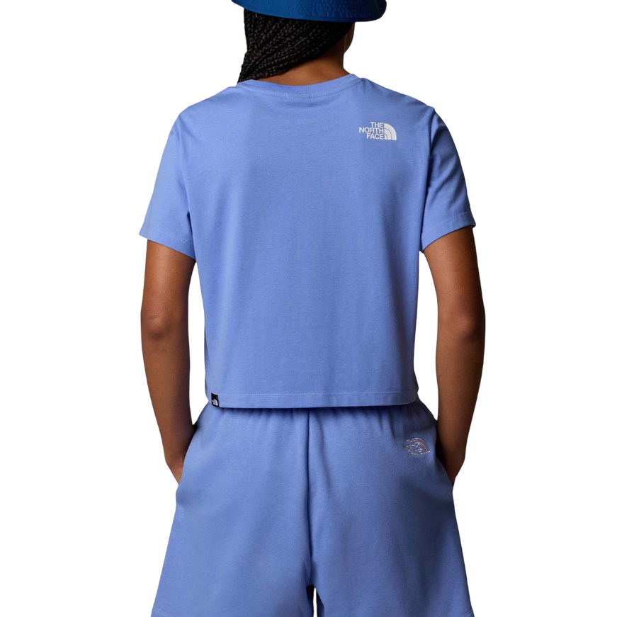 The North Face maglietta corta da donna manica corte Simple Dome NF0A87U40YI blu virtuale