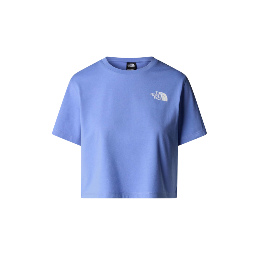 The North Face maglietta corta da donna manica corte Simple Dome NF0A87U40YI blu virtuale
