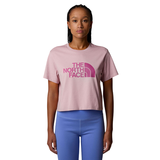 The North Face maglietta manica corta da donna Easy Relaxed Crop NF0A8A6HA1O rosa