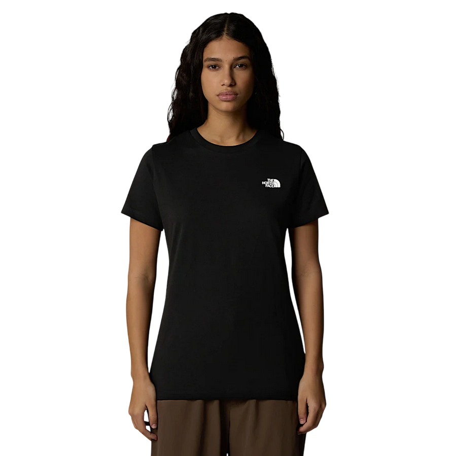 The North Face maglietta manica corta da donna Simple Dome Slim NF0A87NHJK3 nero