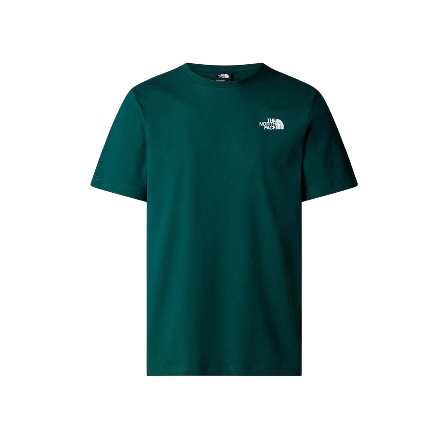 The North Face maglietta manica corta da uomo Box NSE NF0A87NPA1B verde