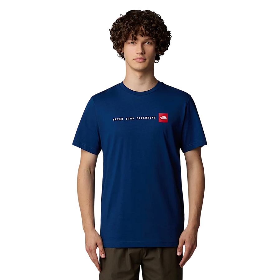 The North Face maglietta manica corta da uomo Never Stop Exploring NF0A87NSD1R blu