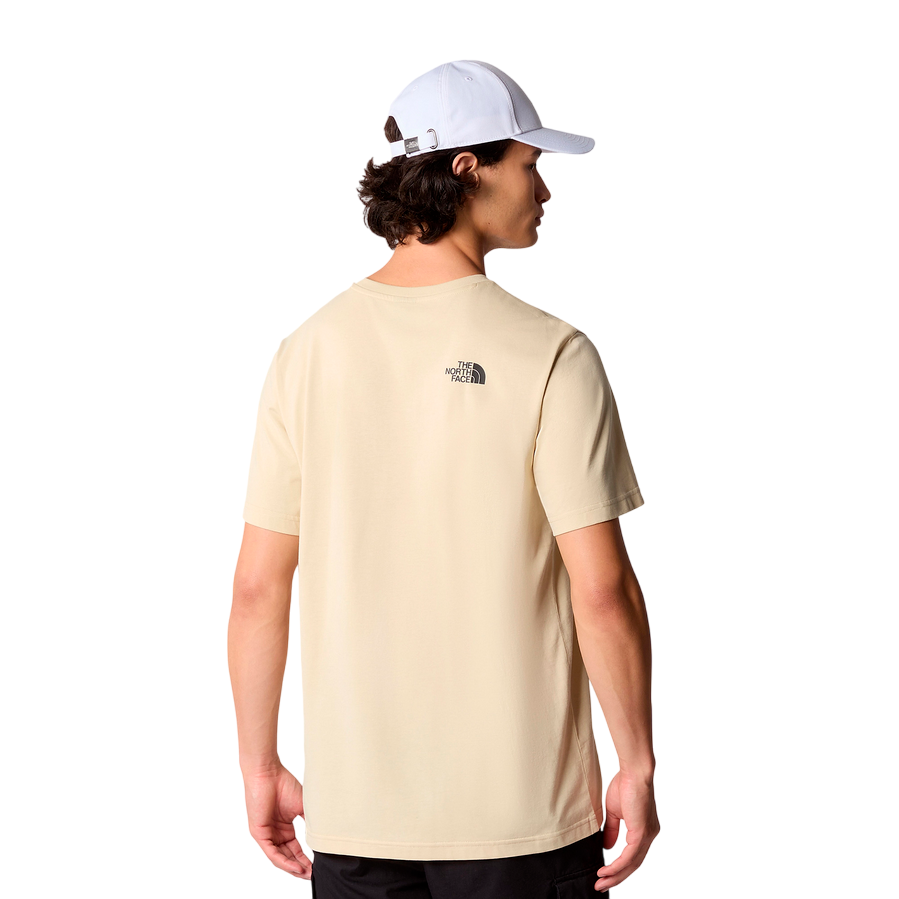 The North Face maglietta manica corta da uomo Simple Dome NF0A87NG3X4 ghiaia
