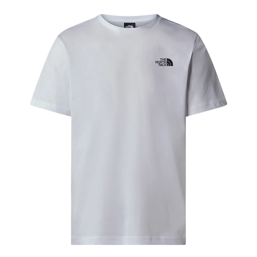 The North Face maglietta manica corta da uomo Simple Dome NF0A87NPFN4 bianco