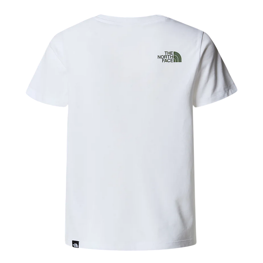 The North Face maglietta manica corta junior Easy NF0A8DRN9ZN bianca