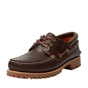 Timberland® Authentic 3-Eye Lug Handsewn Marrone TB030003214 - Scarpe da Barca Uomo avanti