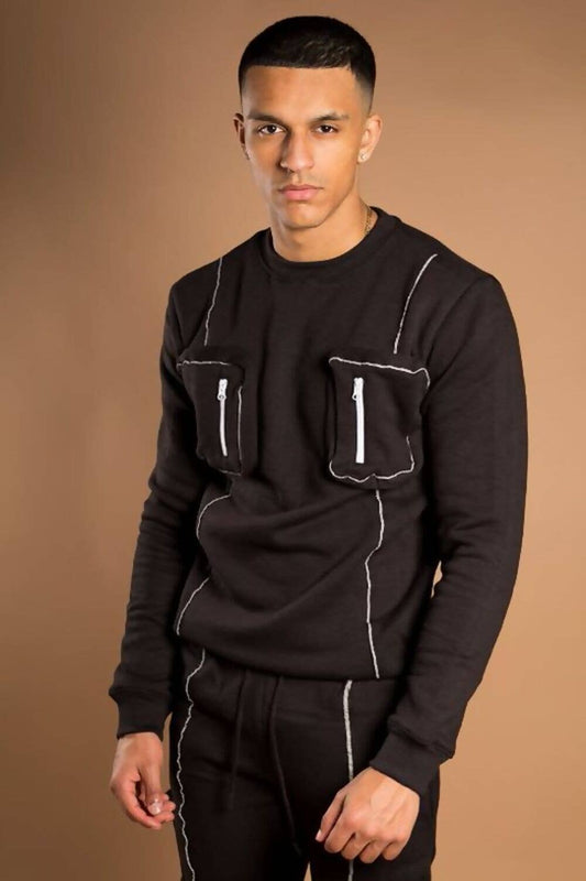 Tuta Sportiva Uomo Cargo Riflettente TS2502 - Poliestere Cotone