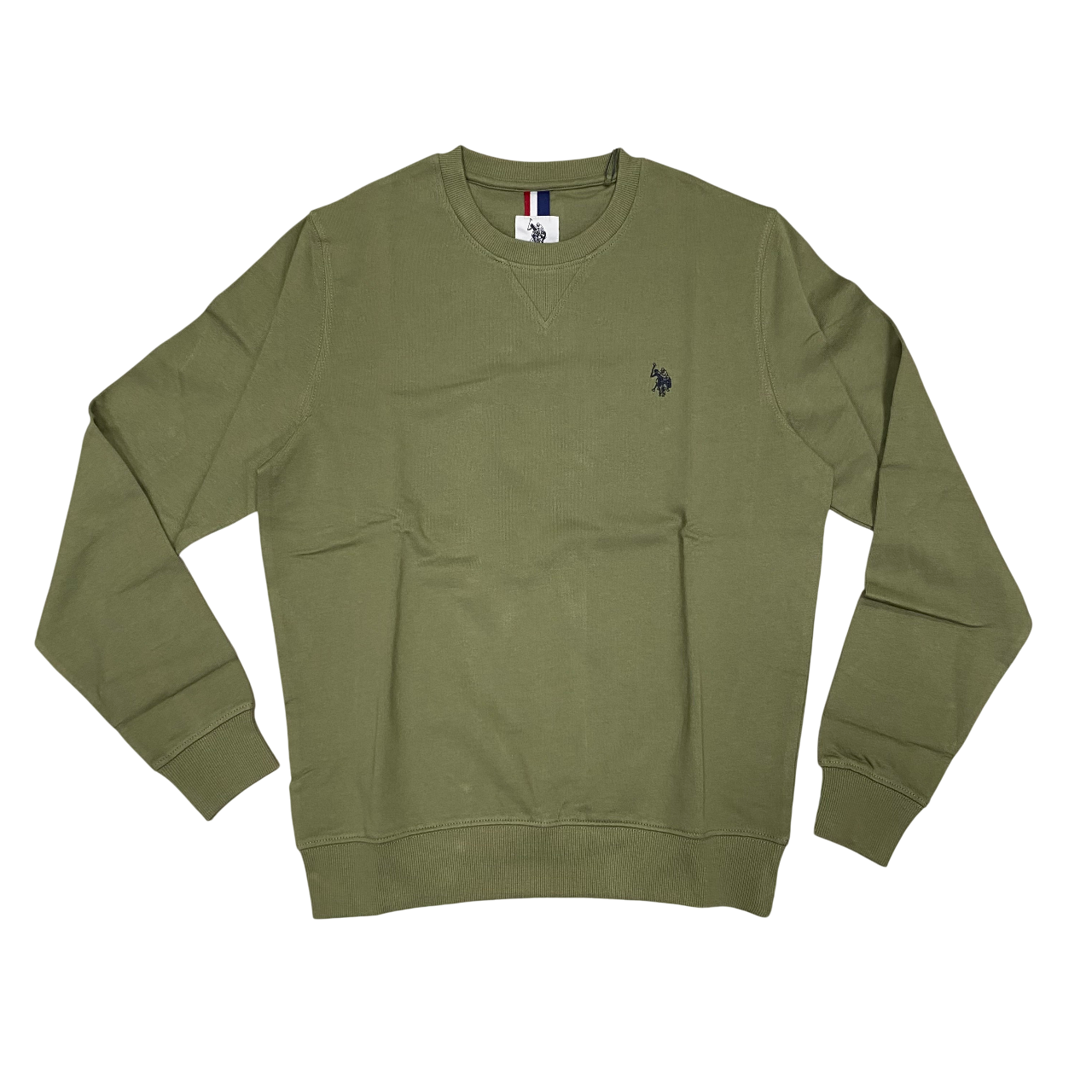 U.S.Polo Assn. felpa girocollo da uomo Max US41187001 248 verde