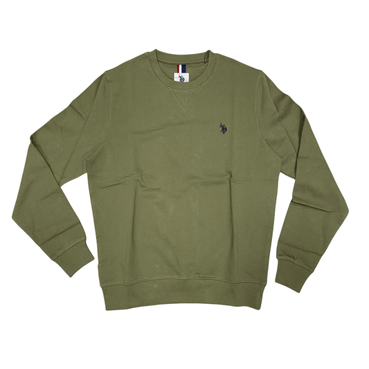 U.S.Polo Assn. felpa girocollo da uomo Max US41187001 248 verde