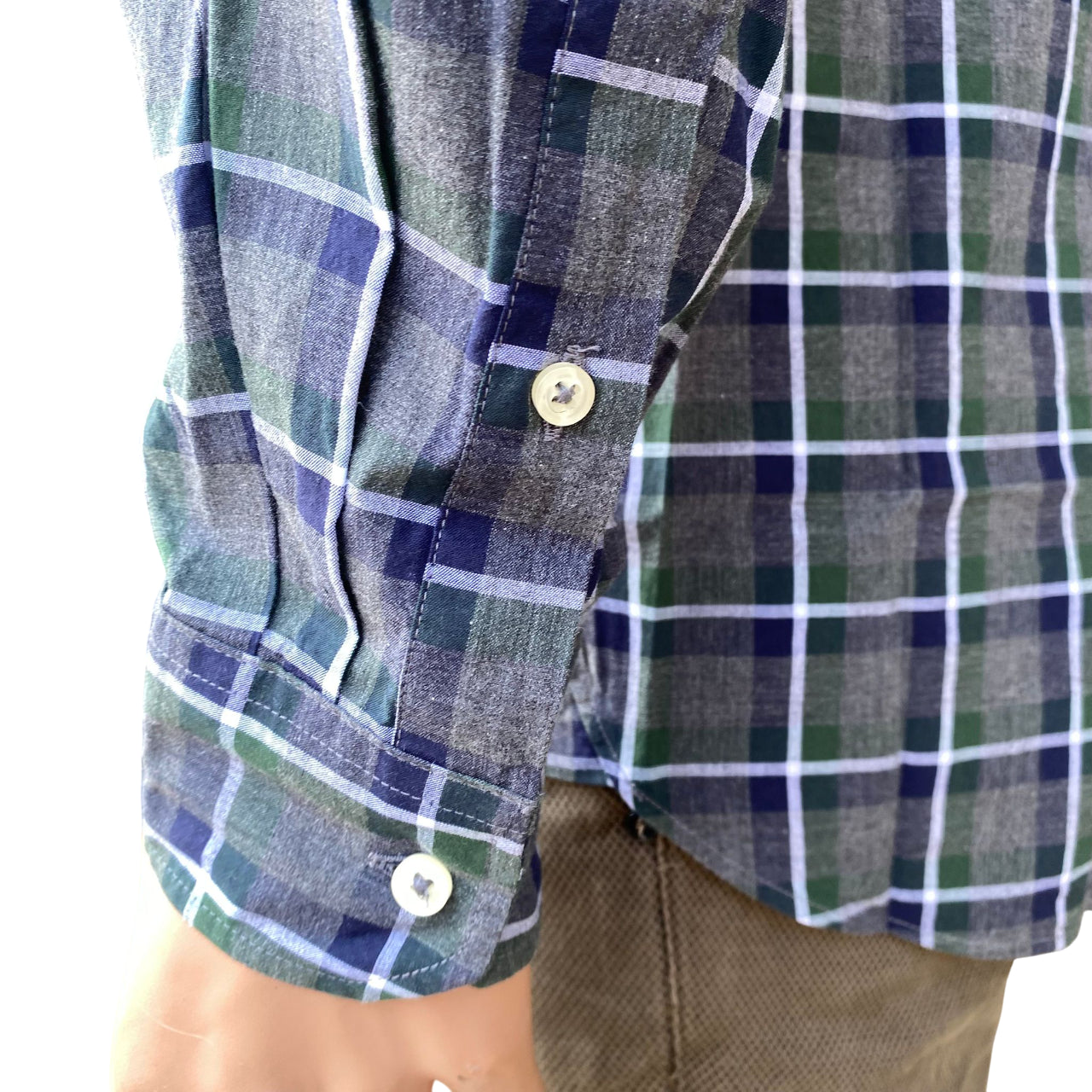 U.S. Polo Assn. Camicia a Quadri Manica Lunga da Uomo US42104024 887 Verde – Stile Casual, Comfort Versatile e Qualità Classica