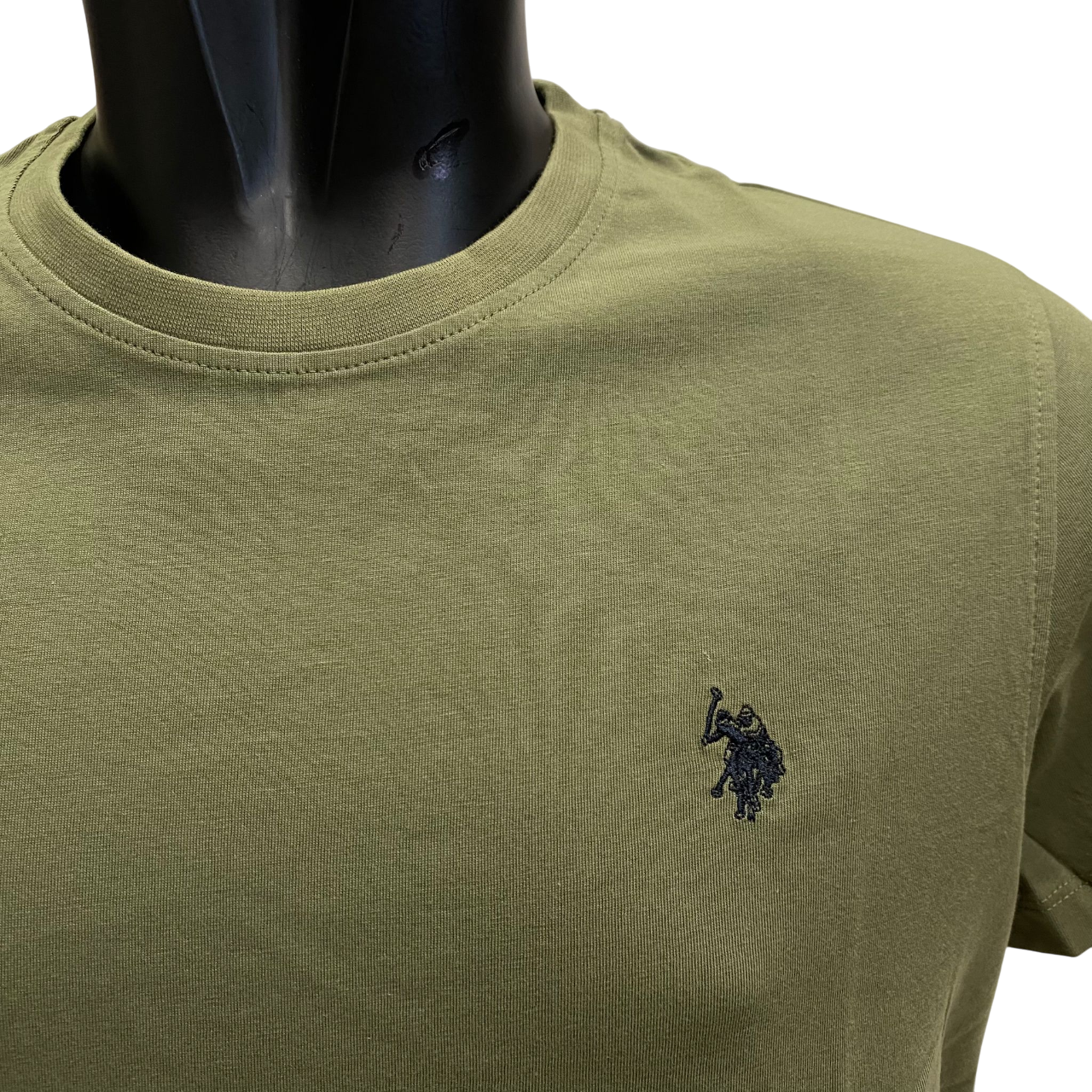 U.S. Polo Assn. maglietta manica corta da uomo in cotone Mick US41154004 248 verde oliva