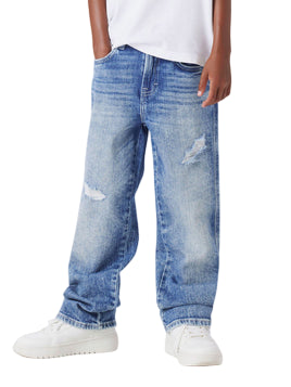 name it pantalone largo da junior Ryan 13247864 blu medio