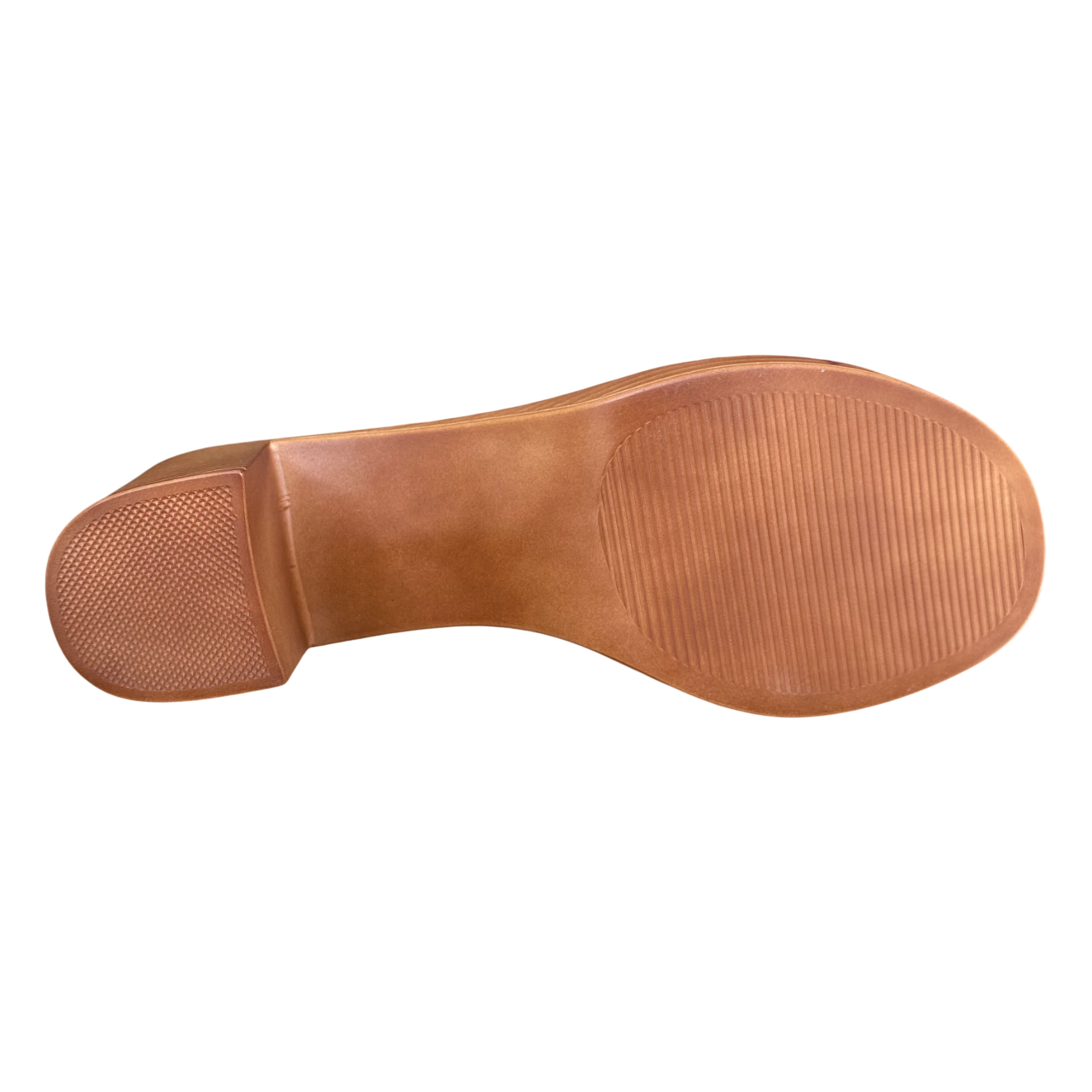 Valleverde sandalo ciabatta da donna con catena e strass tacco da 6 cm. 55450 avorio