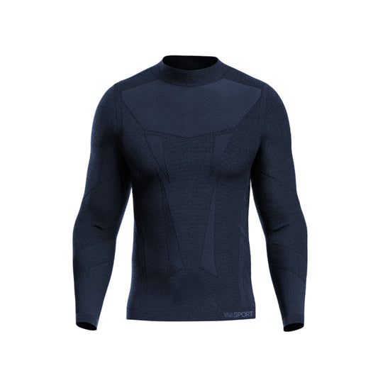 Vivasport Maglia termica uomo 201995 blu - Manica lunga, termica e antivento